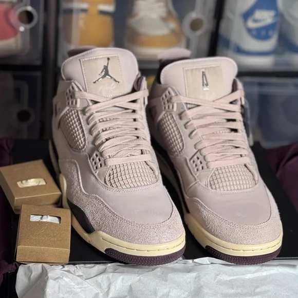 Jordan 4 A Ma Maniere Fossil Stone - Picture 2 of 8